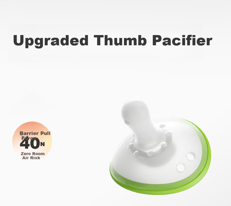 Beisinai Pacifier for Infants 0-3 Months And Above, Newborn Anti-Colic Silicone Soothing Device with Storage Box 5
