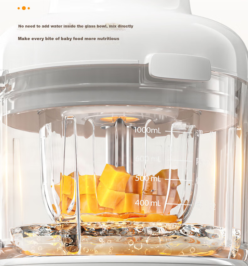 SUPOR Baby Food Processor, Steaming And Cooking All-In Rice Paste Maker, Baby Food Preparation Machine FB12S 24
