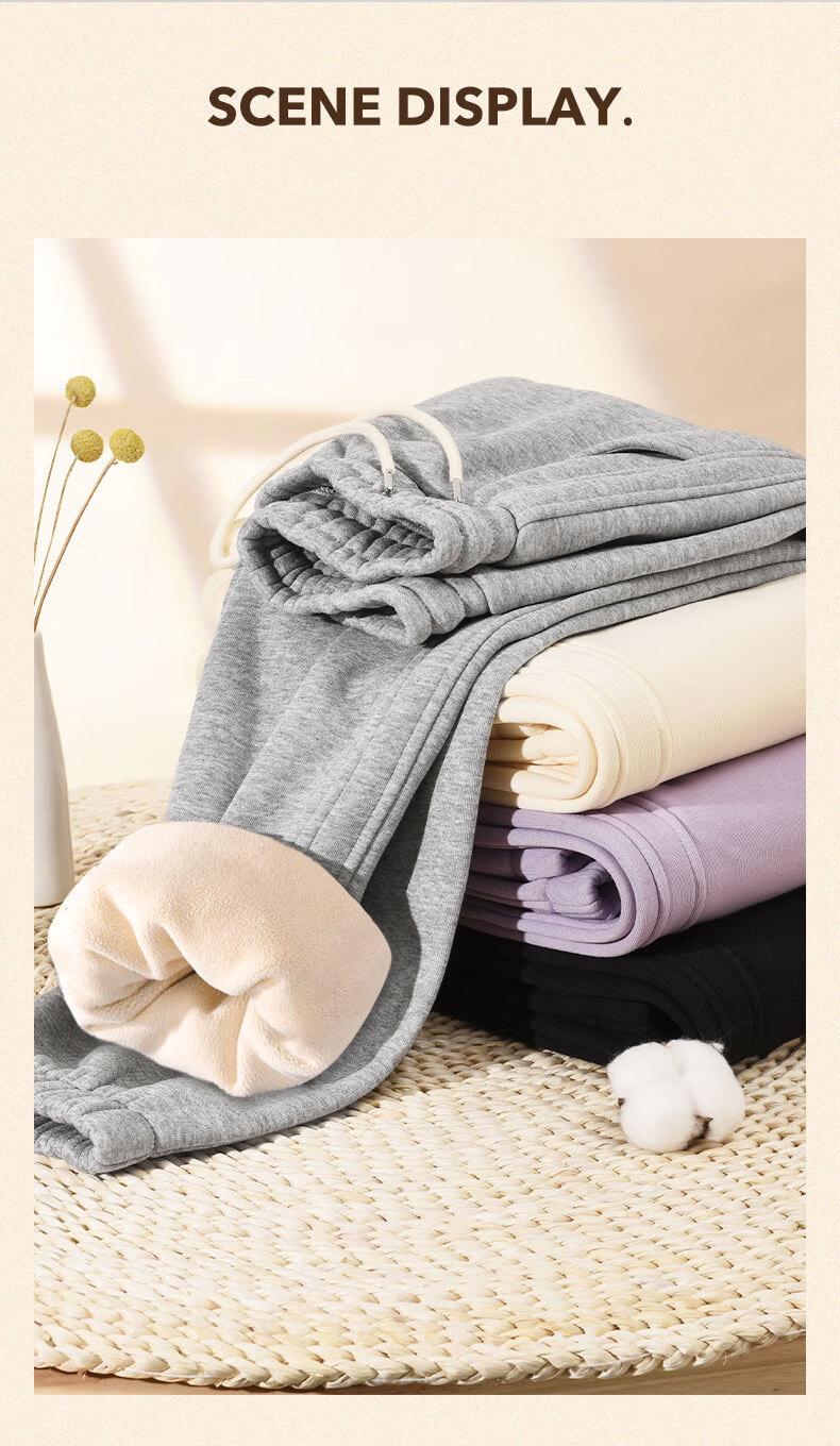 Huili Women's Casual Pants, 2026 New Spring And Summer Thin Loose-Fitting Sweatpants, High-Waisted Slimming Straight-Leg Pants, Loose-Fit Joggers 1