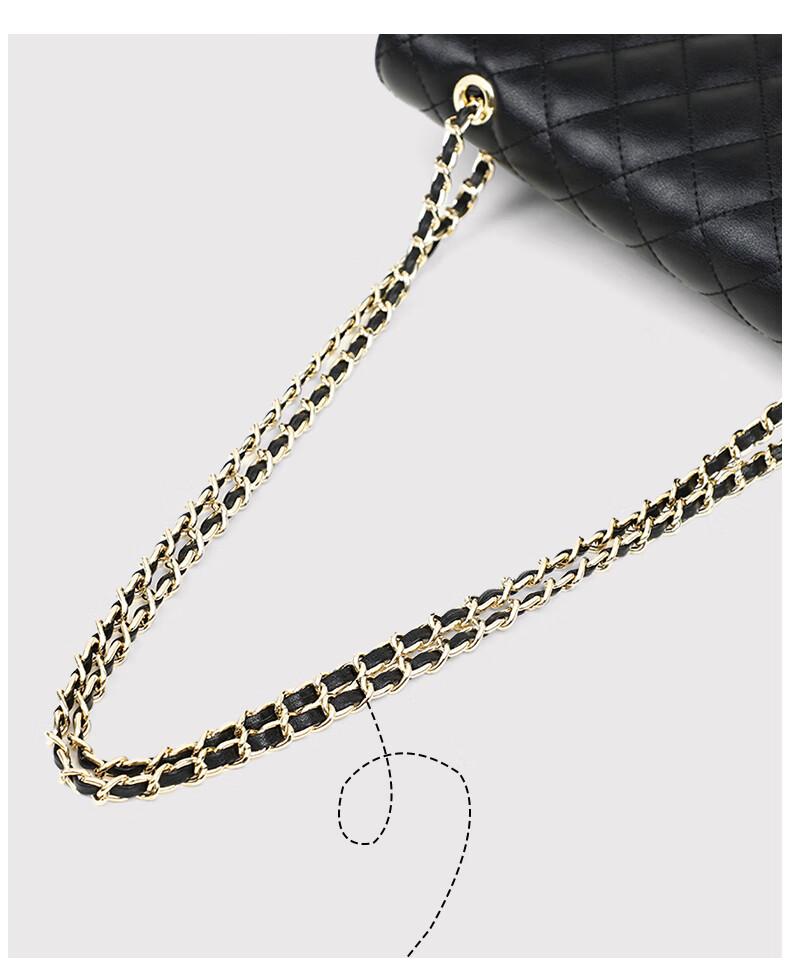 Millies Leather Handbag, Women's Quilted Chain Bag, Light Luxury Crossbody Shoulder Bag, Practical Birthday And Mother's Day Gift for Mom 3
