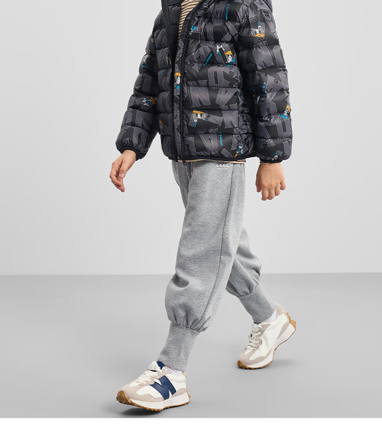 Disney Kids Lightweight Down Jacket 2025 New Autumn Winter Boys Girls Hooded Warm Sports Coat 4
