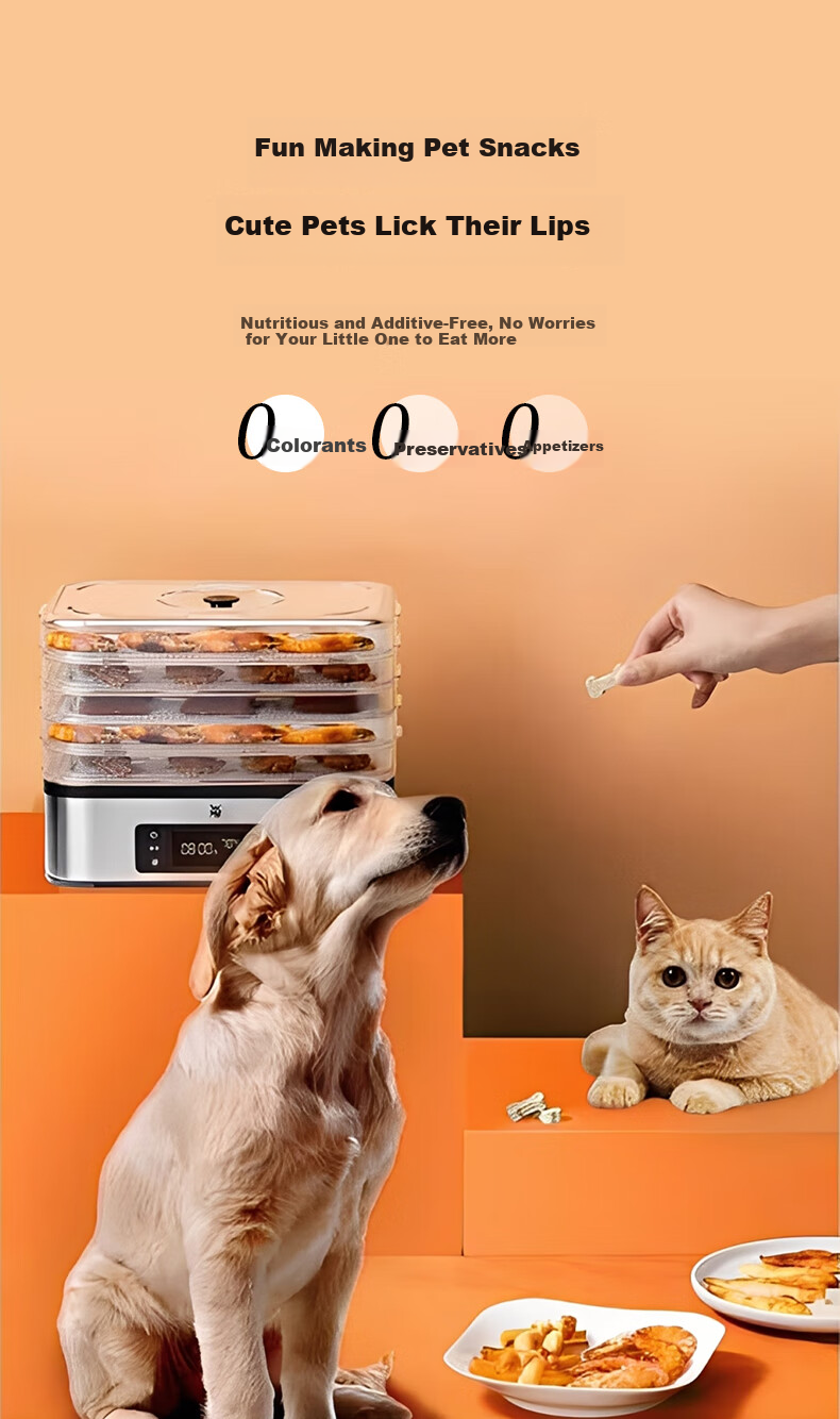 WMF Futenbao Dried Fruit Machine, Small Fruit And Food Dehydrator, Tea And Baking Machine, Home Food Electric Dryer, Baking Self-Made Jerky And Dried Fruit Maker, Dried Fruit Machine 5