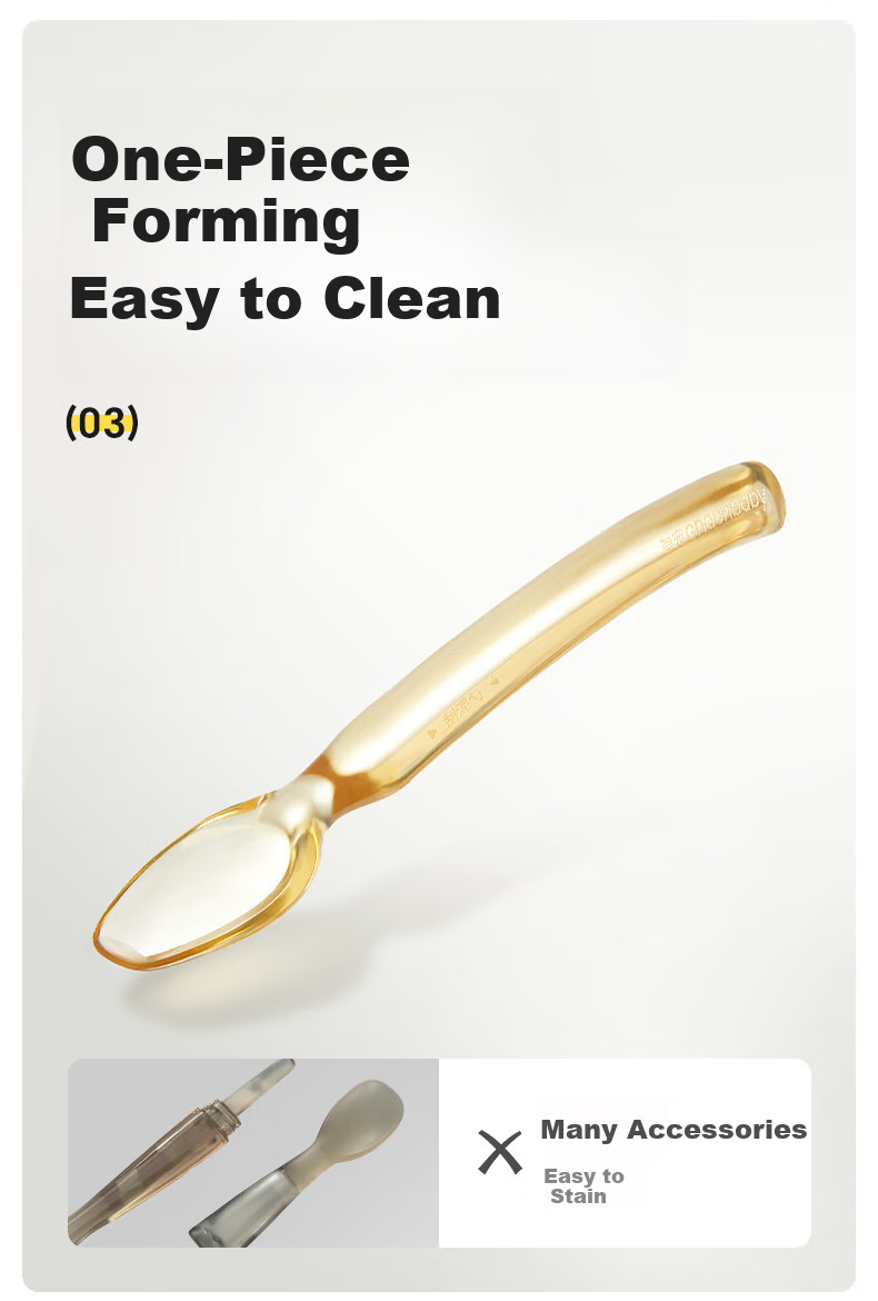 Huang Chong Newborn Baby Feeding Spoon Rice Cereal Bowl Gift Box Baby Gift Children's Day Tableware Set 16