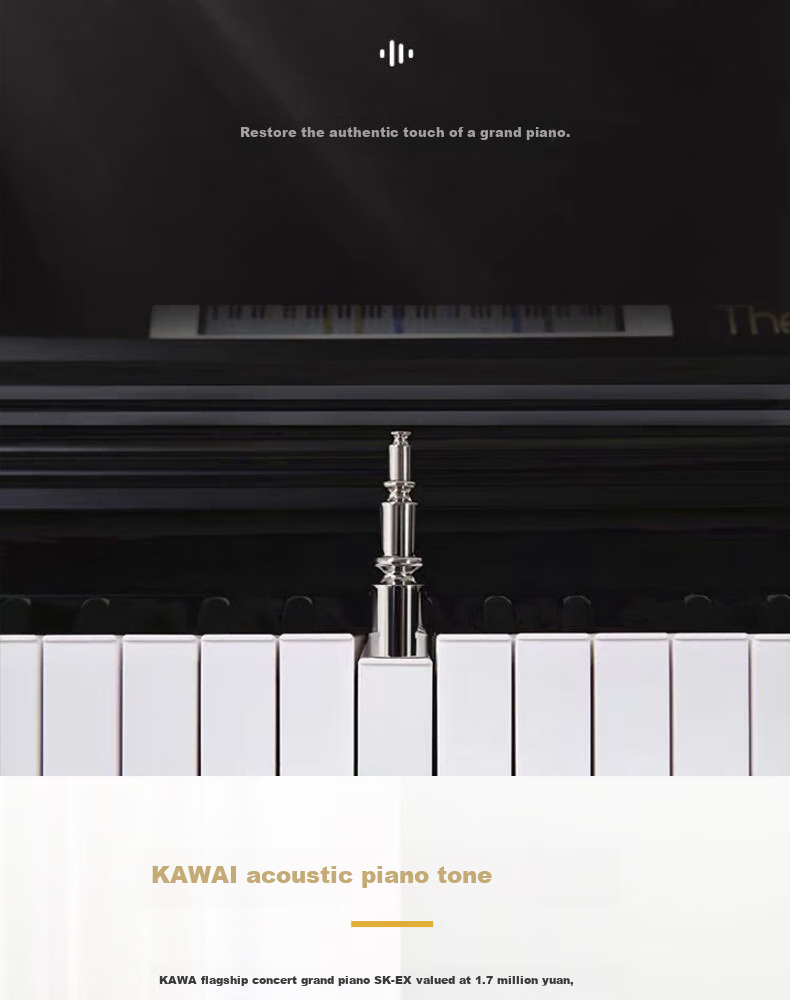 Kawai Digital Piano CN201, Upright Home Use, 88 Weighted Keys, for Adults, Children And Students, Professional Grading Exams 4