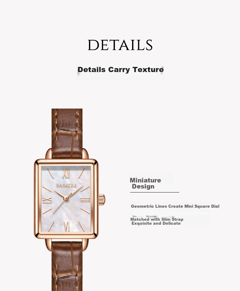 Babaoli Brand Women's Watch, Elegant And Luxurious Niche High-End Ladies' Timepiece, 2026 New Style, Top Ten Birthday Gift, Practical 8