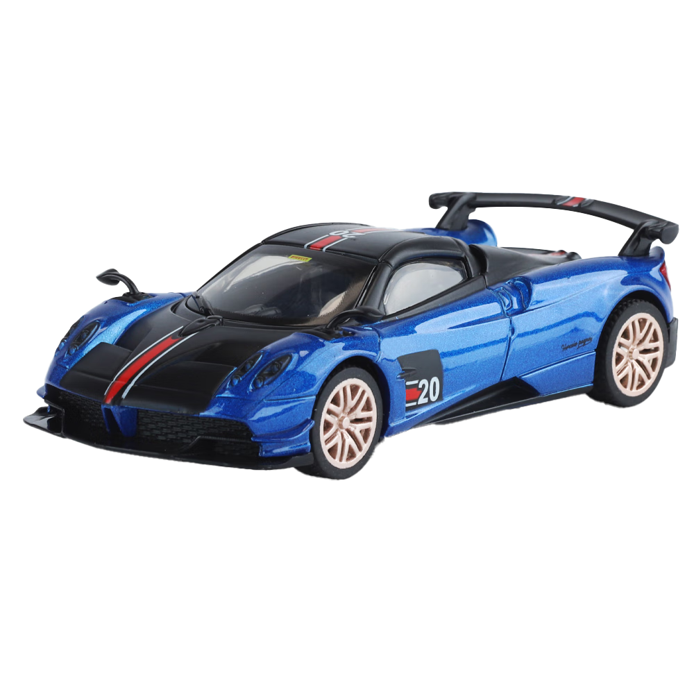 Black Mamba 1:43 Pagani Alloy Car Simulation Model Pull Back Large Toy Gift for Boys and Girls Children