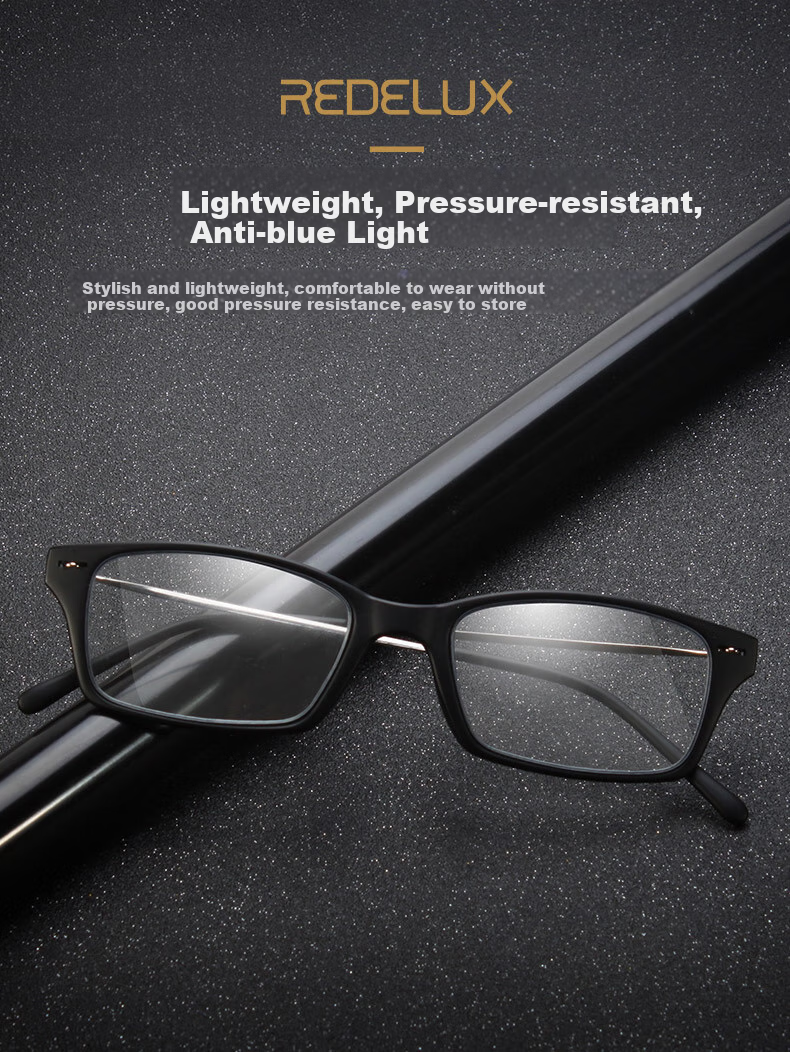 Xiyanghong Reading Glasses for Men And Women, Anti-Blue Light, Fashionable, Ultra-Light, High Definition, Brand Lightweight Presbyopic Glasses E9076Z 250 Degrees 2