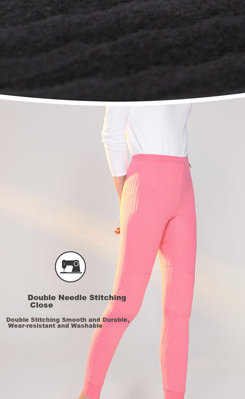 Yiershuang [Triple-Layer Thickened 100% Pure Cotton] Thermal Pants Knee Protection Patch Pants for Men And Women, Middle-Aged And Elderly Autumn Pants Cotton-Lined Pants for Fall And Winter 9