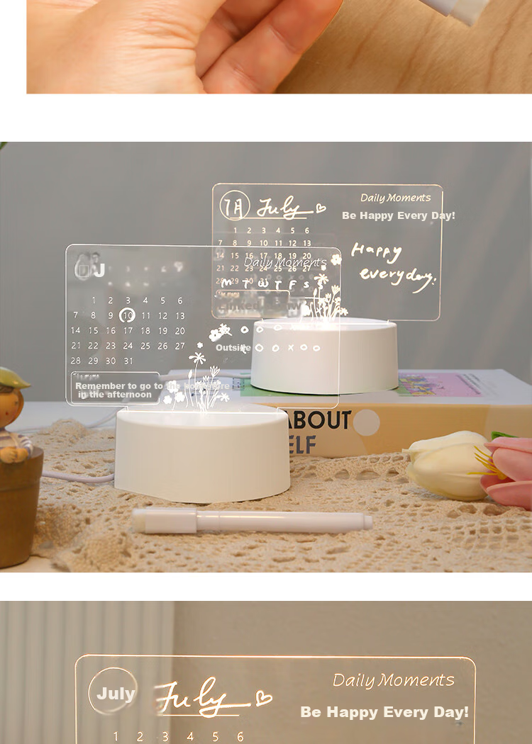 Class 3 Grade 2 [2027 High School Entrance Exam Countdown] 365-Day Calendar Desk Perpetual Calendar Self-Discipline Punch Card Memo Notebook Vertical Student Stationery Gift Blue 7