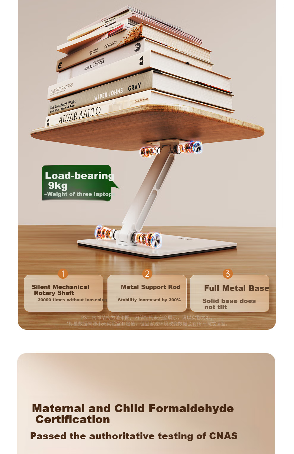 Xiaotianweilai Wooden Reading Stand, Multifunctional Study Desk, Back-To Stationery Gift, Adjustable Height Reading Support, Student Bookshelf, Desktop Reading Rack, Book Holder, Tabletop Stand 7