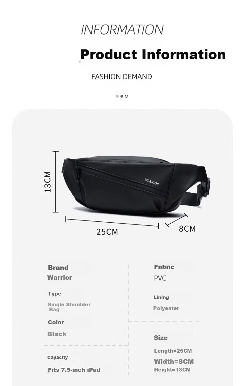 Huili Magnetic Buckle Men's Functional Crossbody Bag, Chest Bag, Shoulder Bag, Large Capacity, Trendy Casual Cycling Sports Sling Backpack 10
