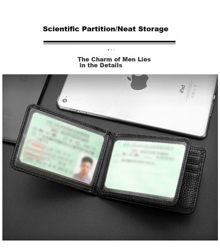 MEXICAN Genuine Top-Layer Leather Driver's License Holder for Men And Women, Multifunctional Vehicle Driving License Holder, Two-In Card Holder And ID Document Case 2