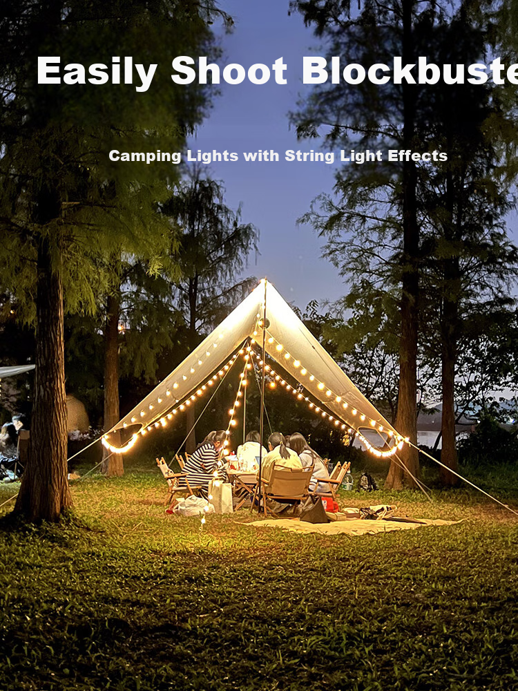 Guangmingdajiang Camping Light, Outdoor Long Battery Life Tent Light, Night Market Stall Lamp, LED Rechargeable Lighting, Home Emergency Use 5