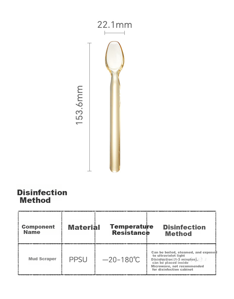 Huang Chong Newborn Baby Feeding Spoon Rice Cereal Bowl Gift Box Baby Gift Children's Day Tableware Set 20