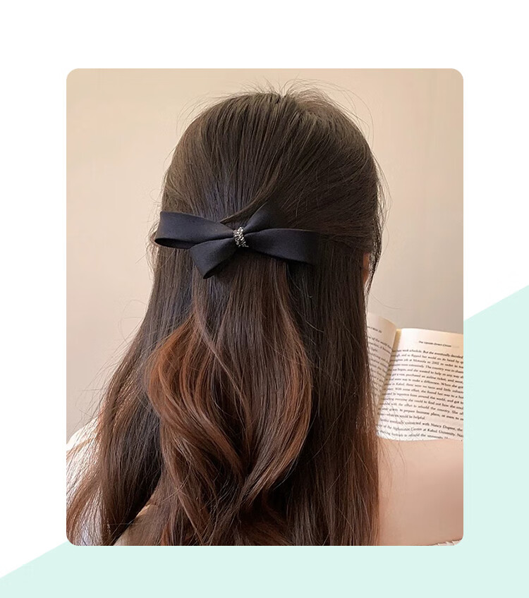 CHIMERA Hair Clip with Butterfly Bow for Low Volume, Back of Head Spring Clip, Ponytail Half-Up Hairstyle Accessory, Hair Barrette, Birthday Gift for Wome 6