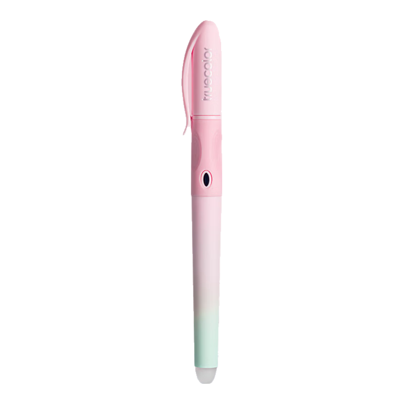 TRUECOLOR Blue Thermal Erasable Fountain Pen 0.38mm for Elementary Students Grade 3 Children Handwriting Practice Posture Correction Refillable Ink Cartridge High Appearance Unisex Beginner Fountain P