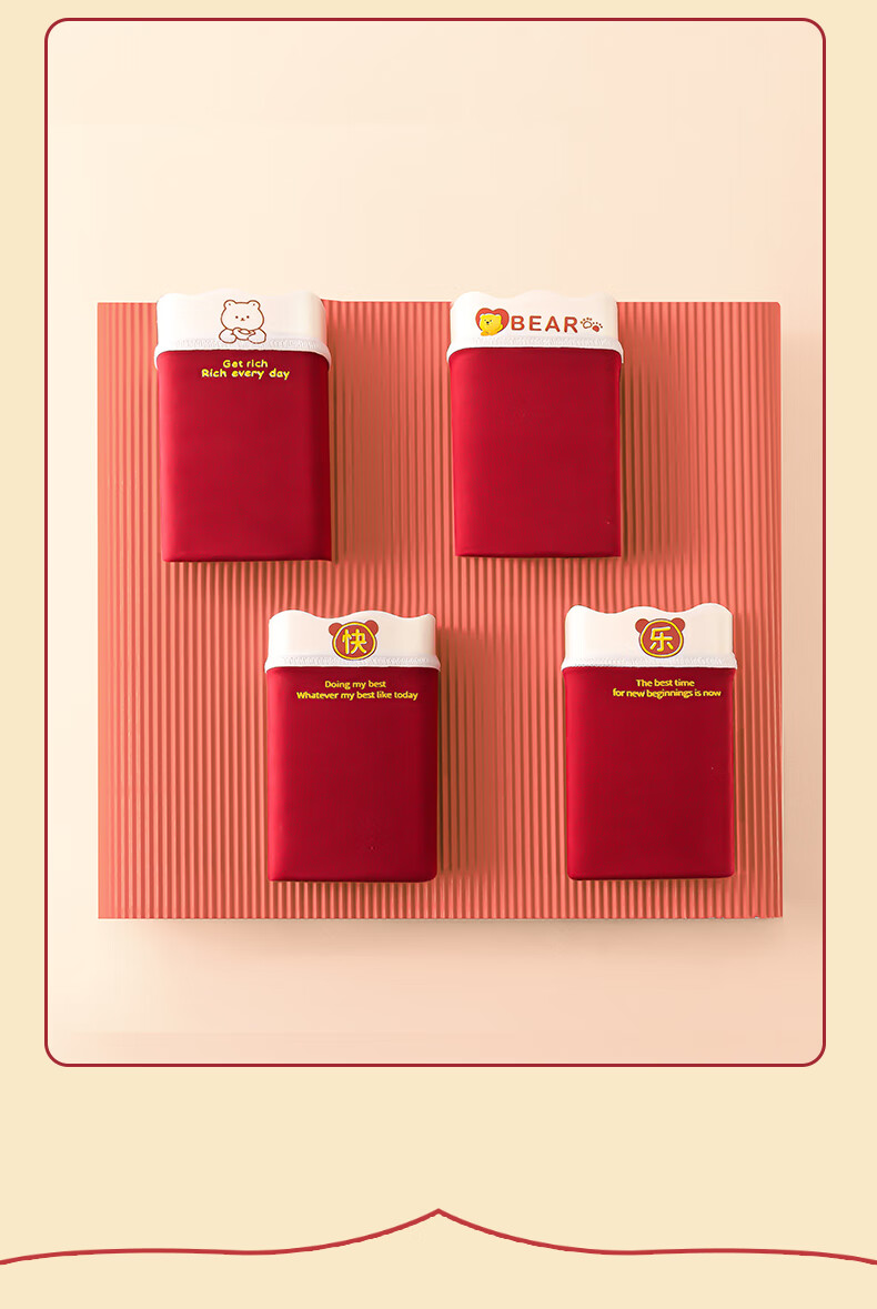 Hodo Children's Underwear Girls' Lucky Red Cotton Boxer Shorts for New Year Apple Girl 160 9
