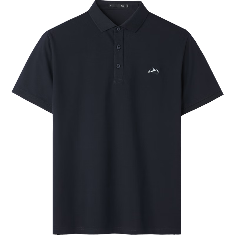 HLA Hailan Home Men's Short Sleeve Polo Shirt 26 Runway Same Style Mountain Not High Series Cool Short Sleeve Summer