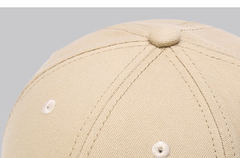 MiiOW Men's Hard Top Pure Cotton Casual Comfortable Baseball Cap Large Head Size Slimming Face Unisex Hat 2