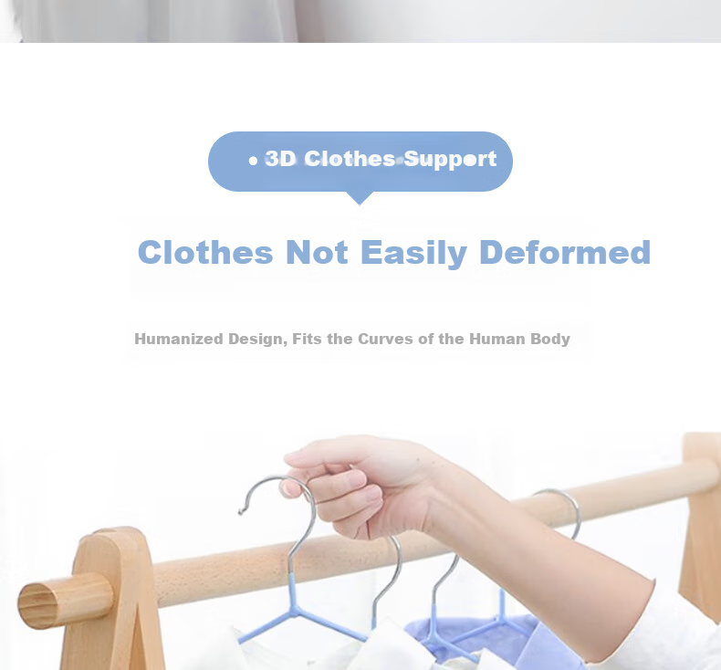 BingYouDuo Multi-Clip Baby Hanger Multifunctional Underwear and Socks Clip Baby Storage Drying Rack Children's Clothes Hanger 7