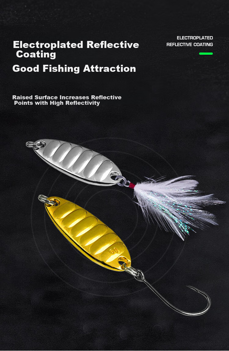 Guowangluya Pingzhenliang Lure Fishing Bait Set, Long-Distance Casting, Maokou Baitiao, Specially Designed for Freshwater Metal Lures, 3g 3