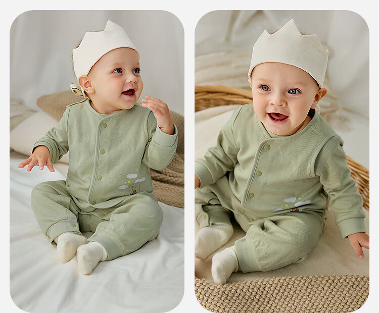 Minibala Baby Vest Newborn Clothing Skin-friendly Breathable Soft Nordic Style 2026 Spring New Arrival 10