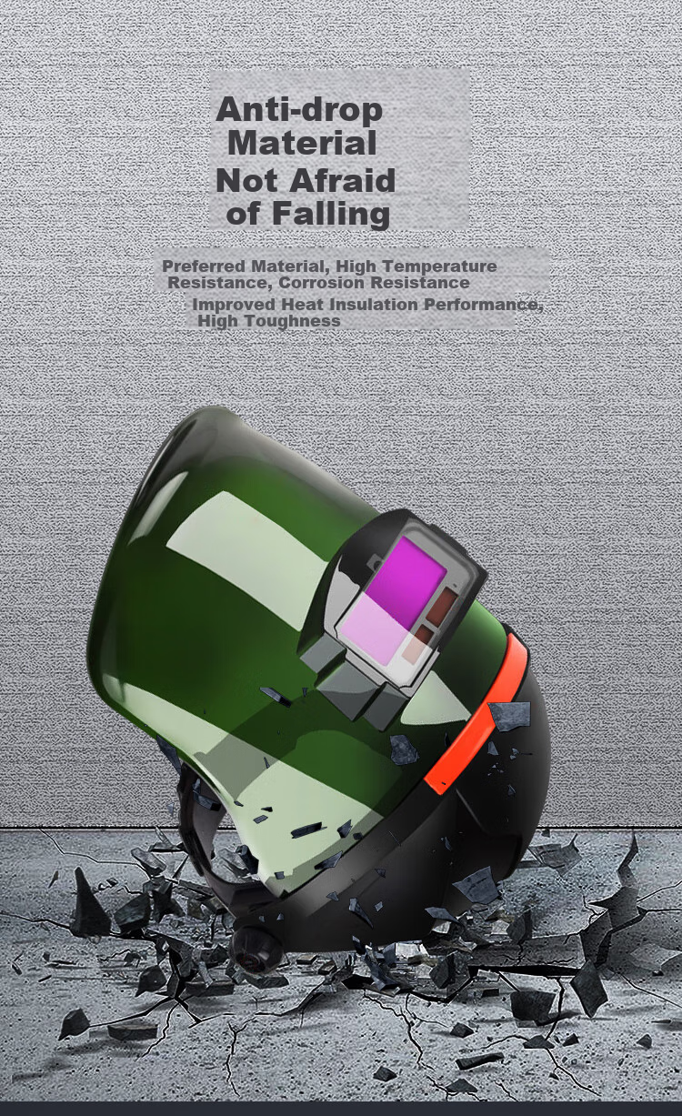 Leyoubaiyi Welding Helmet True Color Model, Automatic Darkening Protective Mask, Welding Glasses, Face Shield, Welding Cap, Welding 9