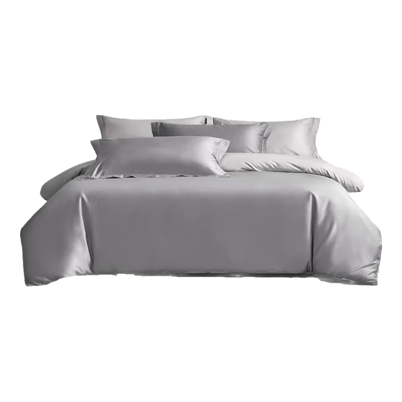JIEBO 100pcs Four-Piece Set 100% Cotton Class A High-End Luxury Bedding Set with Fitted Sheet (Duvet Cover 200x230cm)