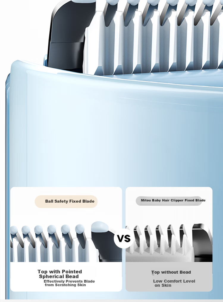 Mijia Children's Hair Clipper, Xiaomi Baby Hair Trimmer That Doesn't Damage The Scalp, Home-Use Hair Cutting And Shaving Electric Trimmer for Babies' Hair, Graduation Gift 5