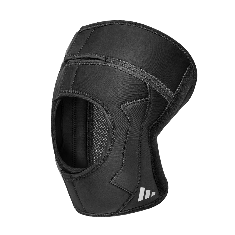 Adidas Sports Knee Brace for Meniscus, Patella, Joint, Knee Injury, Hiking, Foot, Basketball, Badminton, Running Specific Black Size L