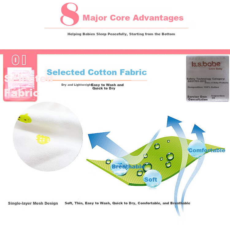 Xiqinbao Newborn Diapers, Baby Gauze Diaper Covers, Infant Mustard Seed Gauze Washable Diapers, 50*50cm, 6-Pack 3