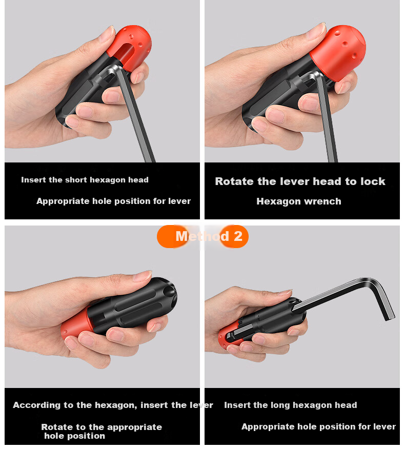 Baolian Hex Key Set, Internal Hexagon, Hexagonal Wrench, Extended Hexagon, Metric Screwdriver Tool 15