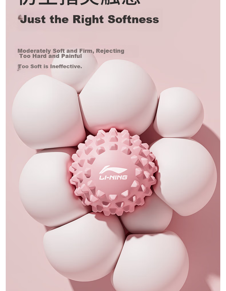 Li-Ning Foot Massage Ball, Muscle Relaxation Ball, Meridian Ball for Feet, Waist And Back, Fitness Yoga Shoulder Neck Massage Ball 9