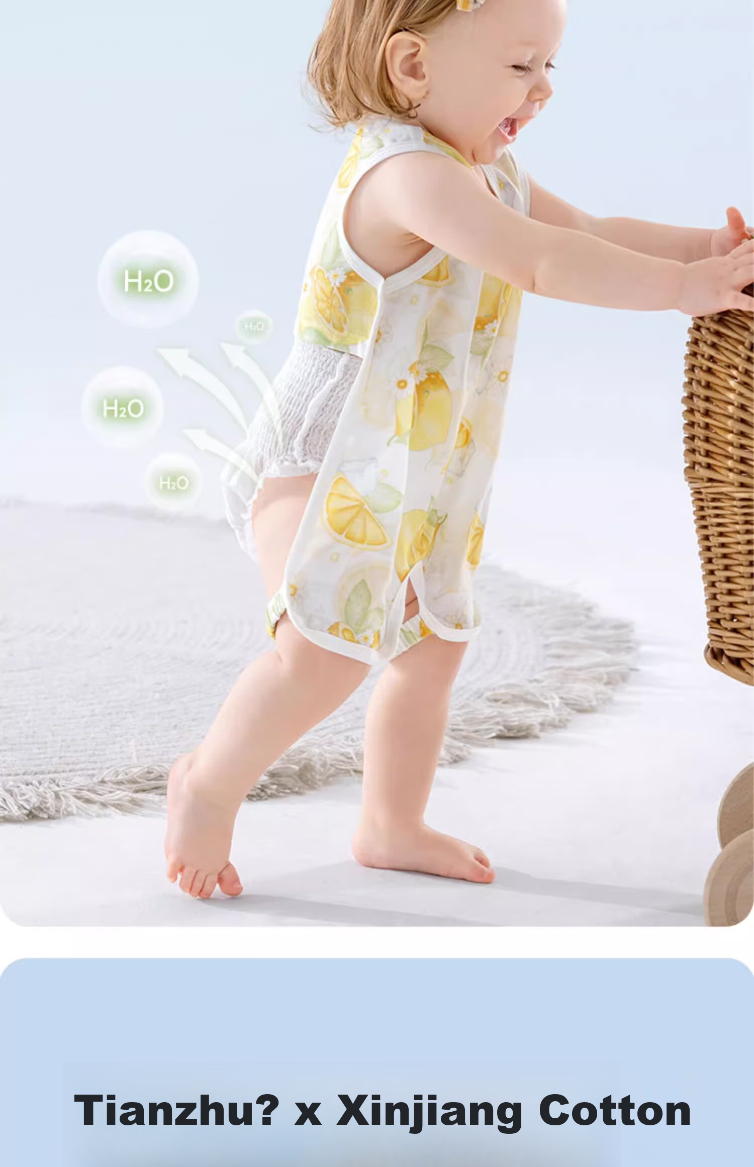 Beitaisi Belly Band for Infants, Summer Gauze Baby Belly Wrap, Newborn Clothes, Anti-Cold Vest, Essential Item 4