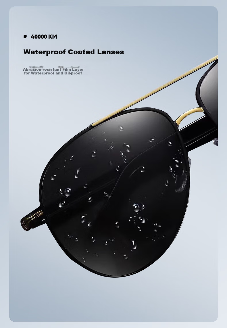 Siwangongli Aviator Sunglasses for Men, Driving And Fishing Specialized Glasses, Photochromic Cool Toad Polarized Night Vision Driving Sunglasses 5