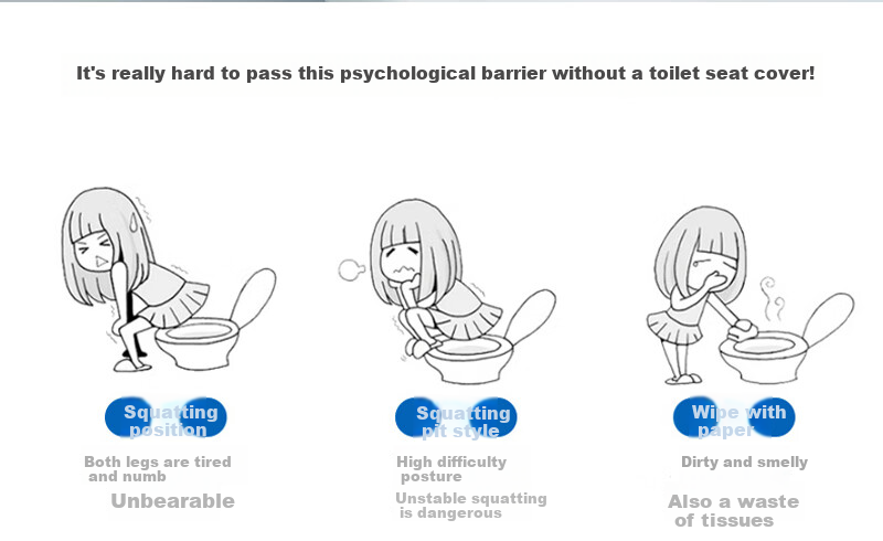 Xingfang Disposable Toilet Seat Covers, Soluble Water-Soluble Toilet Seat Pads for Postpartum Women, 250 Sheets 7