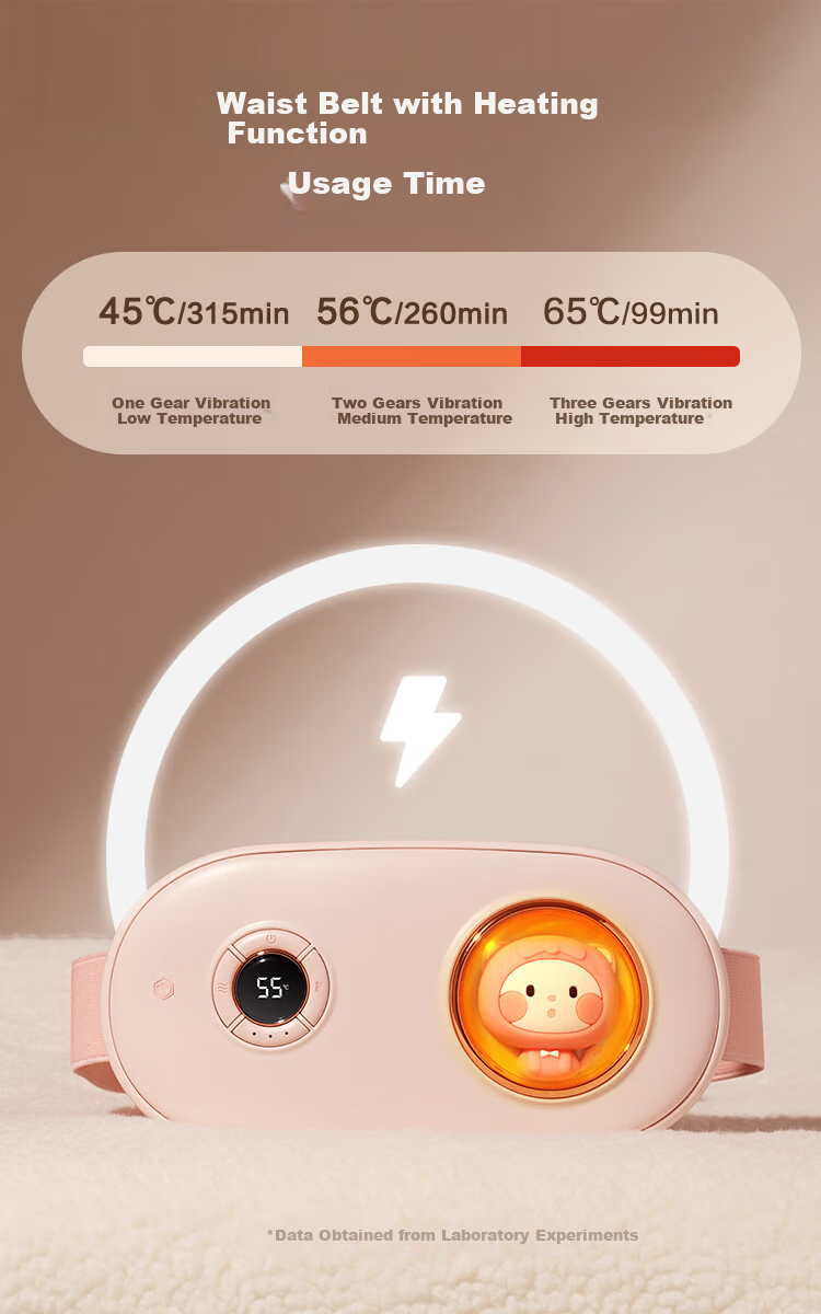 JD Original Moonlight Planet Warm Uterus Belt, Menstrual Pain Relief Hot Compress Heating Pad, Birthday Gift for Wome 8