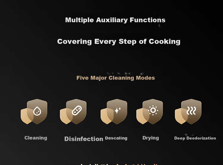 Mijia Xiaomi Smart Multi-Function Steaming, Baking, Frying And Stewing Machine 28L, Variable Frequency Microwave Oven Air Fryer Steamer Oven, Ceramic Inner Pot, Steam Exhaust Outside, First-Class Energy Efficiency P1 45