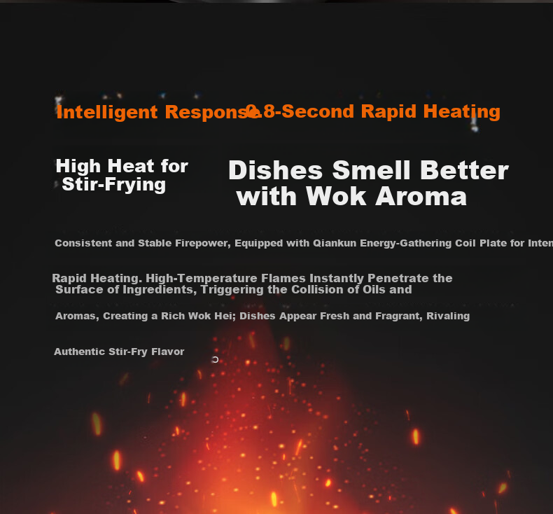 SUPOR Fenghuolun Series Induction Cooker, Household Continuous High Heat Electric Ceramic Stove, Even Heating Electromagnetic Cooker, Battery Stove, Electric Stove All-In Colorful Microcrystalline Panel Electric Stove C22-IA867D 13