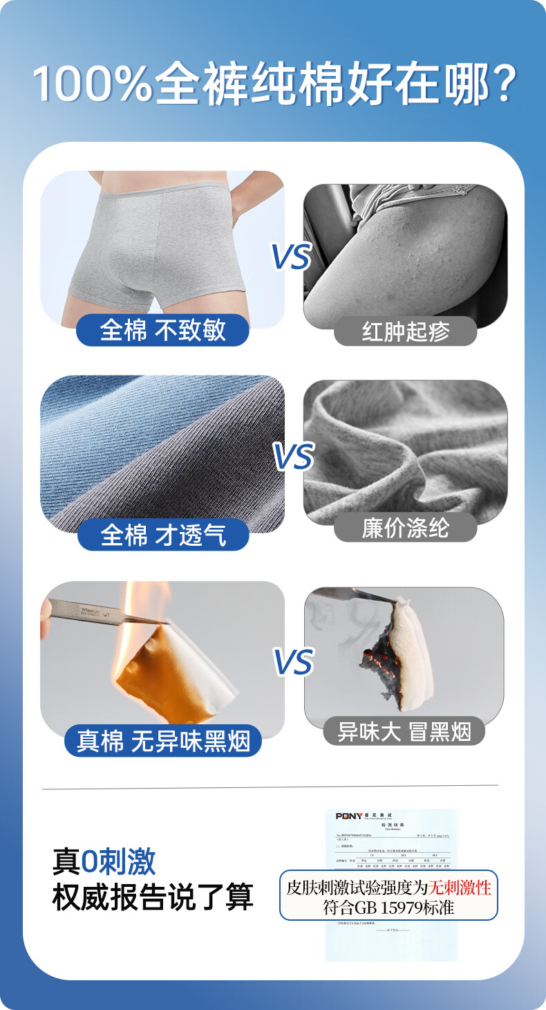 Guxu Disposable Men's Pure Cotton Sterile Travel Boxer Briefs Wash-Free Daily Disposable Men's Travel Underwear 8 Pieces 70