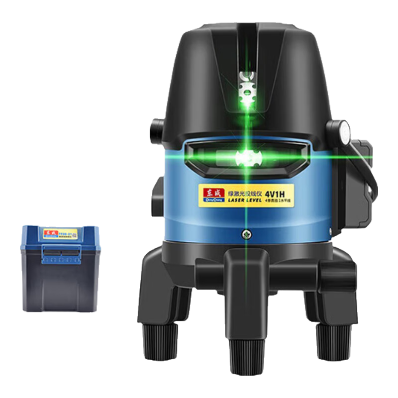 Dongcheng Green Light 5-Line Level, Infrared FF08-41 Laser High-Precision Automatic Line Projecting Device