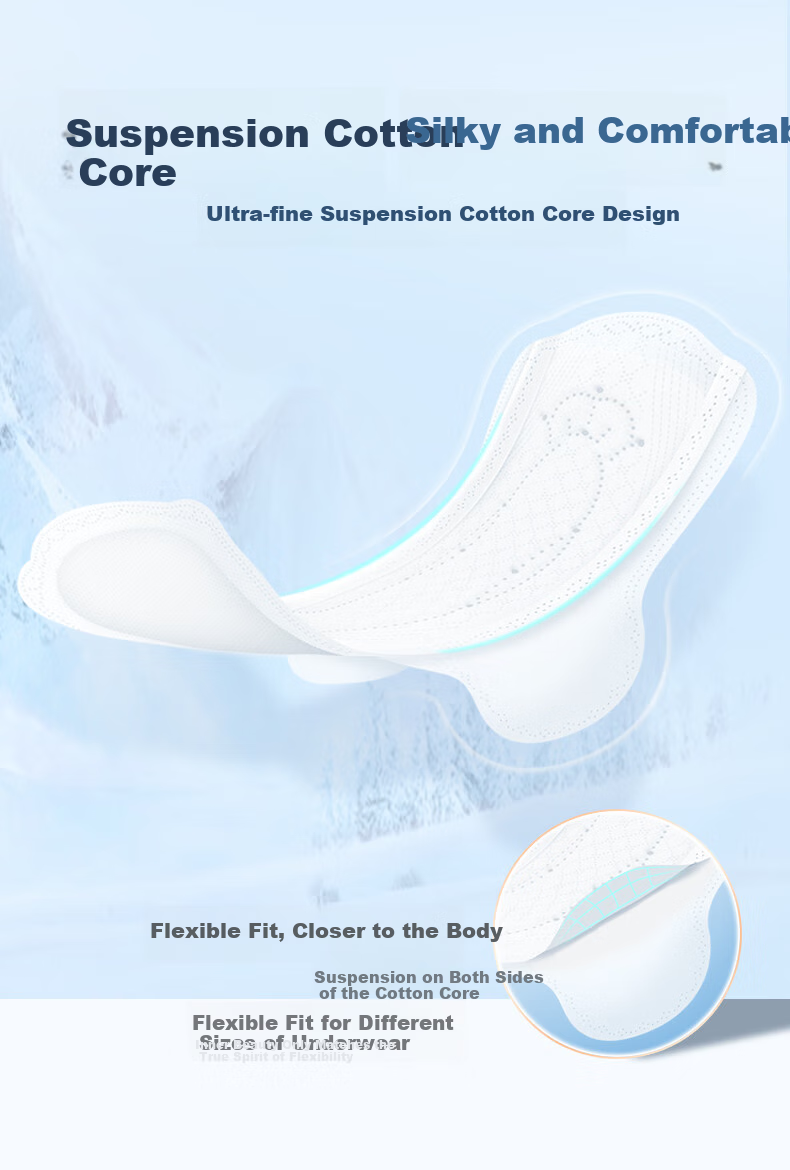 Taotaoyangmian Tianshan White Disinfection-Grade Sanitary Napkins, Pure Cotton Day And Night Combination Set, 7 Packs, 62 Pieces, Sold by JD 4