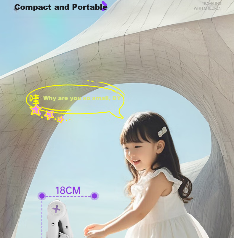 HaXiu X3pro Explorer Baby Pocket Stroller Foldable Lightweight Convertible Toddler Pram 9