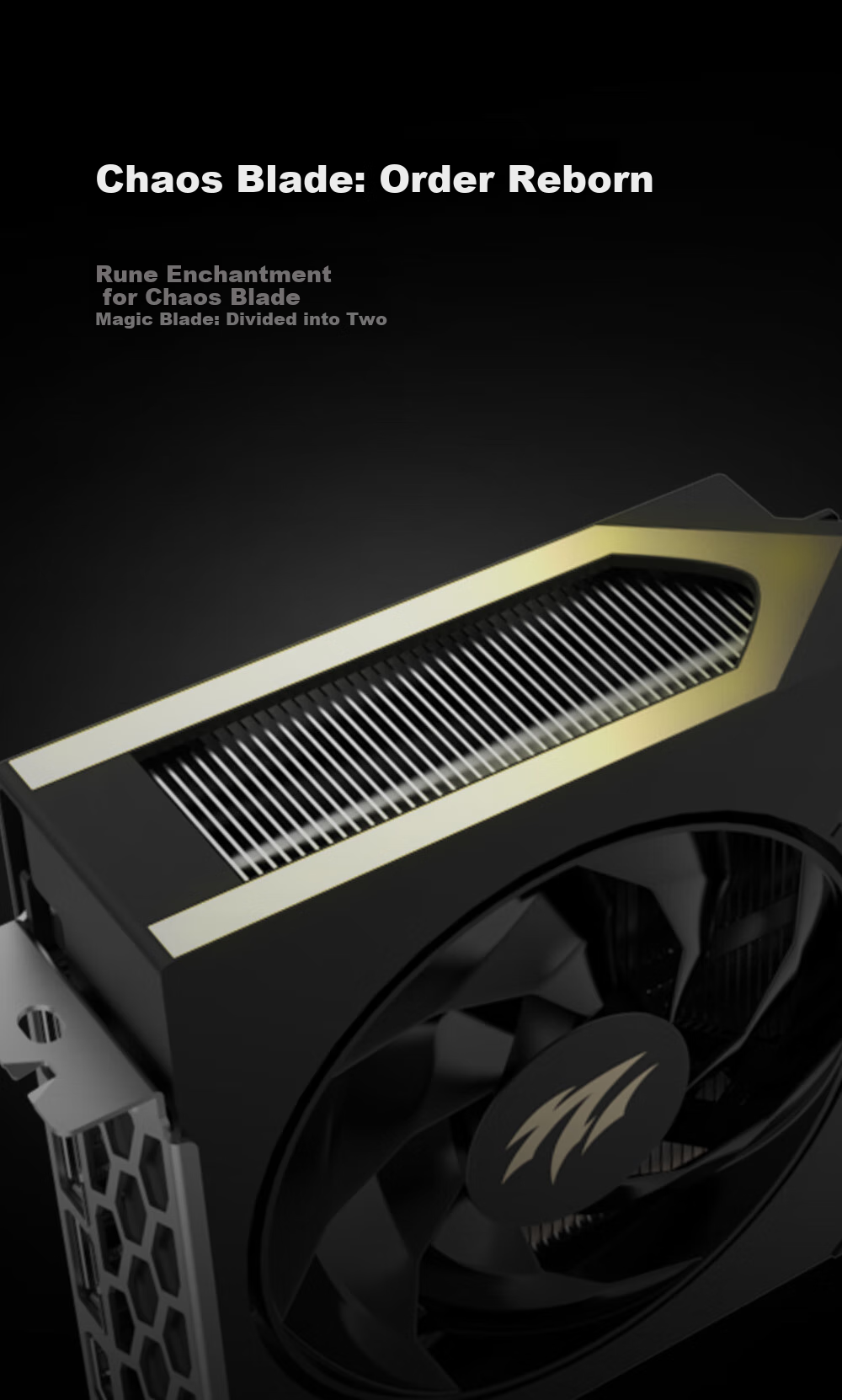 Yingchi GeForce RTX 5060 Ti Maren OC, 8GB GDDR7, DLSS 4.5, E-Sports Gaming Design Editing Live Streaming Office, NVIDIA Graphics Card 3