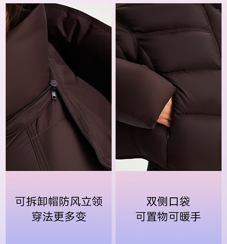 BOSIDENG Women's 25th Anniversary Winter Puffer Thickened Hooded Down Jacket B250243102 Hot Sale Mall Edition 4
