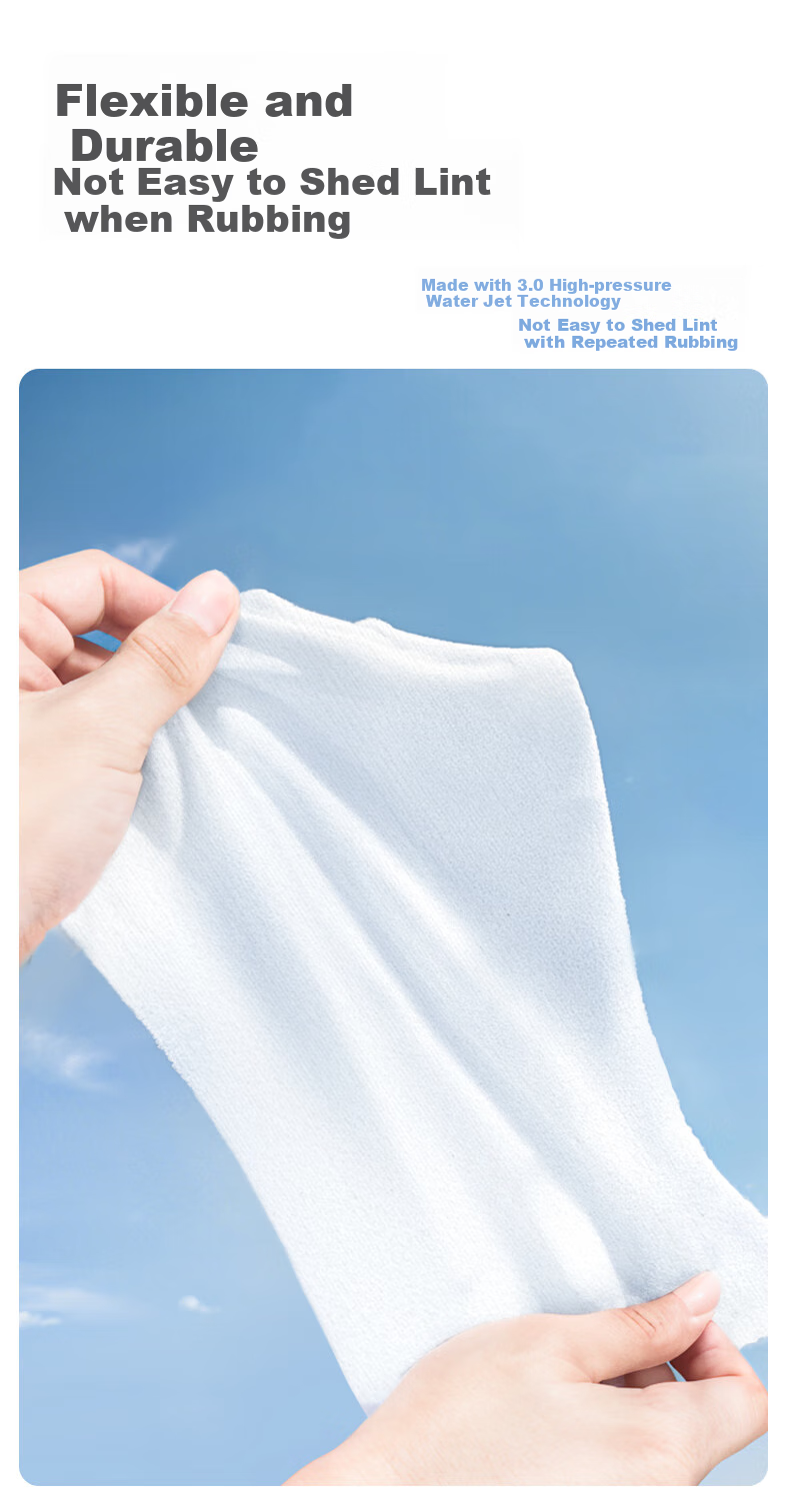 Deyou Baby Soft Wipes, Disposable Face Towels, Wet And Dry Use, Thickened Facial Cleansing Wipes, 80 Sheets * 18 Packs, Bear Patter 8