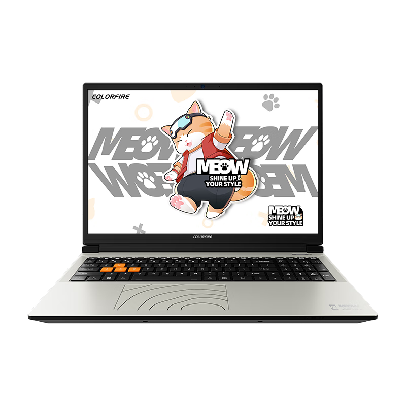 COLORFIRE MEOW Orange Treasure R16 Pro Colorful AMD Ryzen R9 Gaming Laptop (R9-7845HX 16GB 1TB RTX5070)