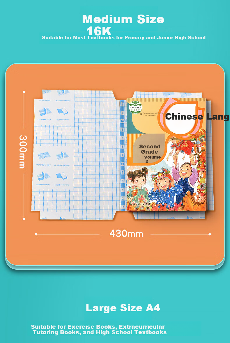 Huaxiawanjuan 25K/10 Sheets Diamond Pattern Transparent Frosted Waterproof Self-Adhesive Book Cover, Cut-Angle Book Film, Small Size Student Textbook Book Cover, Includes 10 Name Stickers 1
