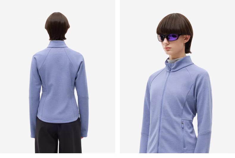 Bananain [Liu Haocun Same Style] Hot Skin 301+ Women's Stand Collar Slim Functional Outdoor Sports Jacket Autumn New 6