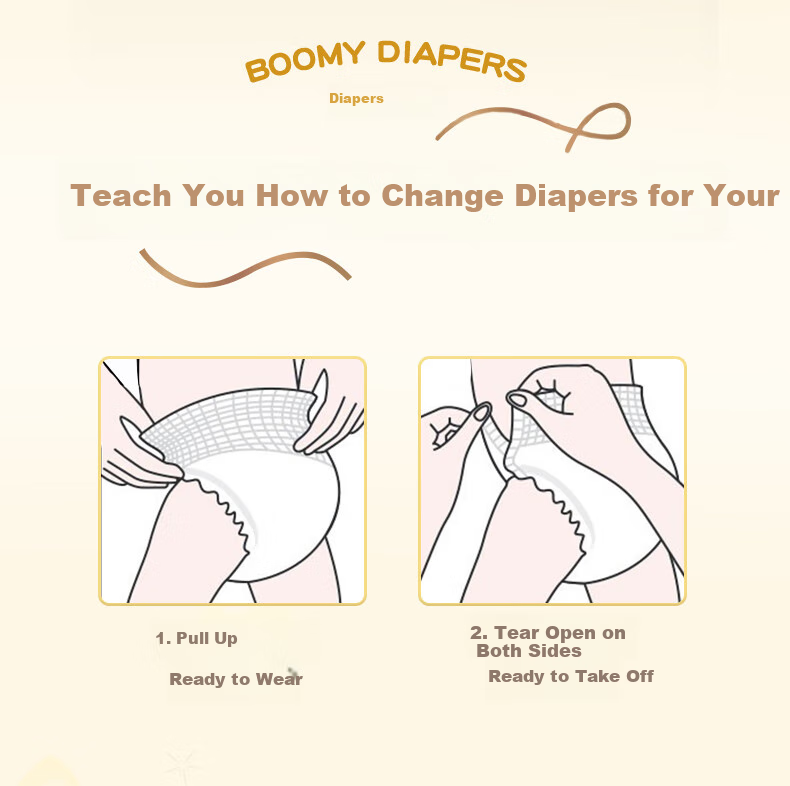 Baoyingmei Space Bear Diapers XXL 34 Pieces [28-35 Lbs] Ultra-Thin Breathable Disposable Diapers for Baby Boys And Girls 10